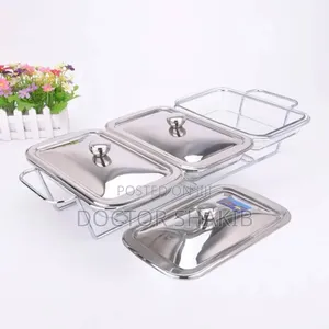 New Design 1.5lx3pans Buffet Stainless Steel Food Warmer Set