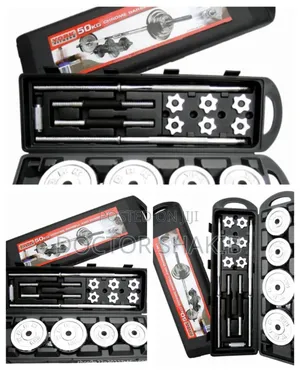 High Standard 50kg Adjustable Dumbbell Set