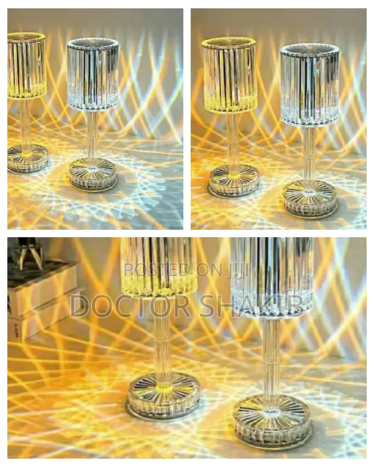 New Diamond Crystal Lighting Led Table Lamp