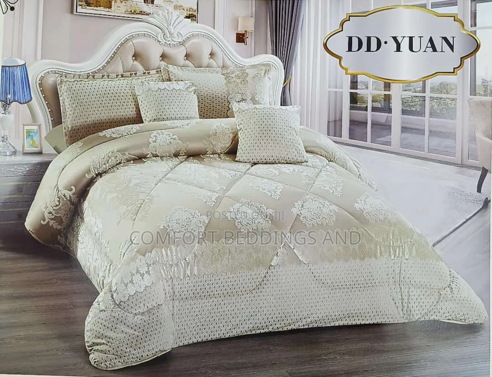 King Size Velvet Bedcover 6 PCS