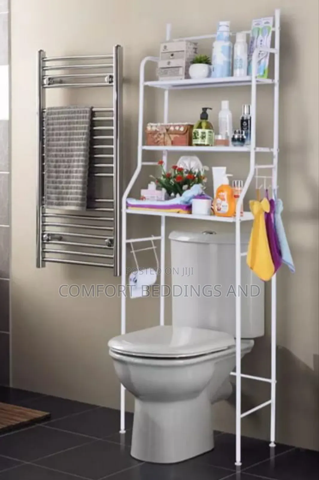 Toilet Rack Toilet Organiser White