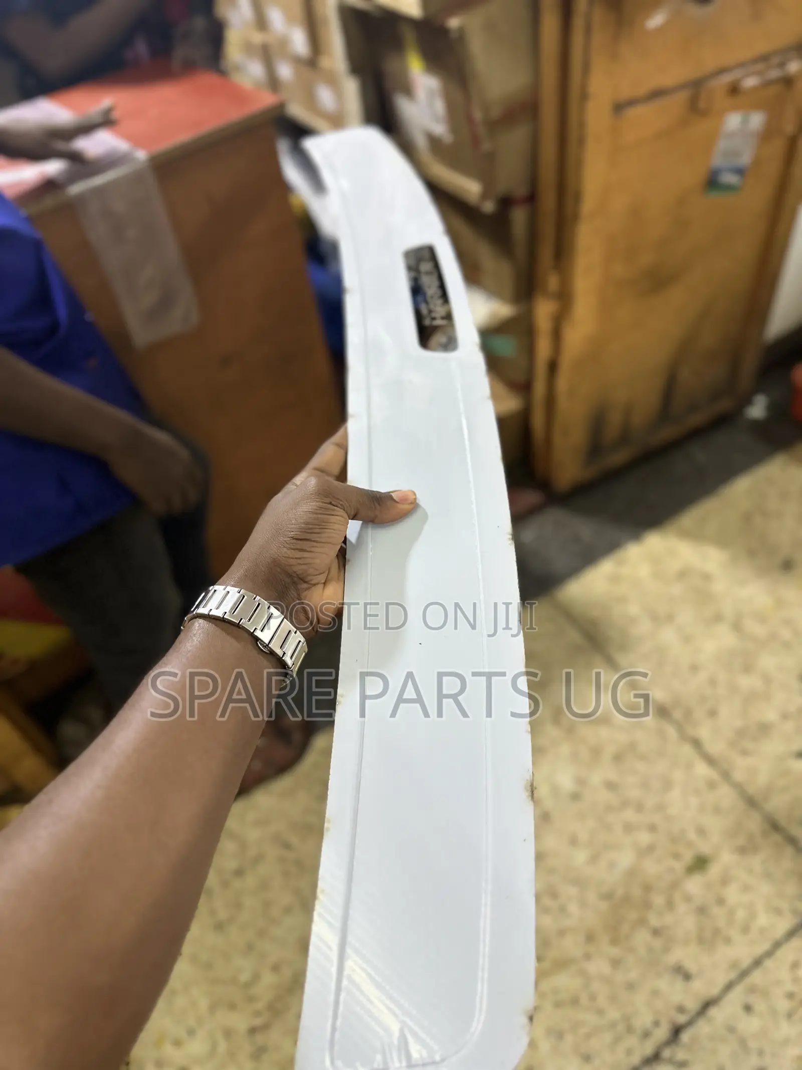 Harrier Kawundo Rear Bumper Chrome Plate