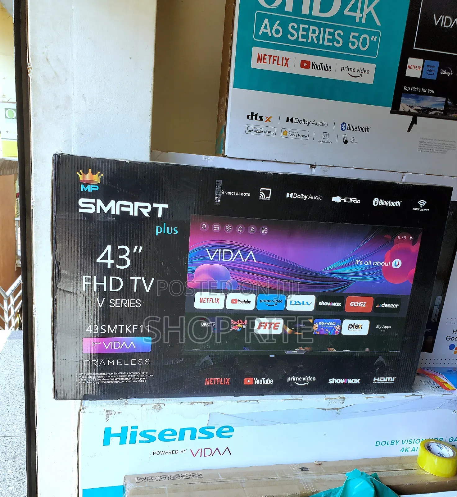 Smartplus 43inch FHD v Series Smart Vida TVS Original