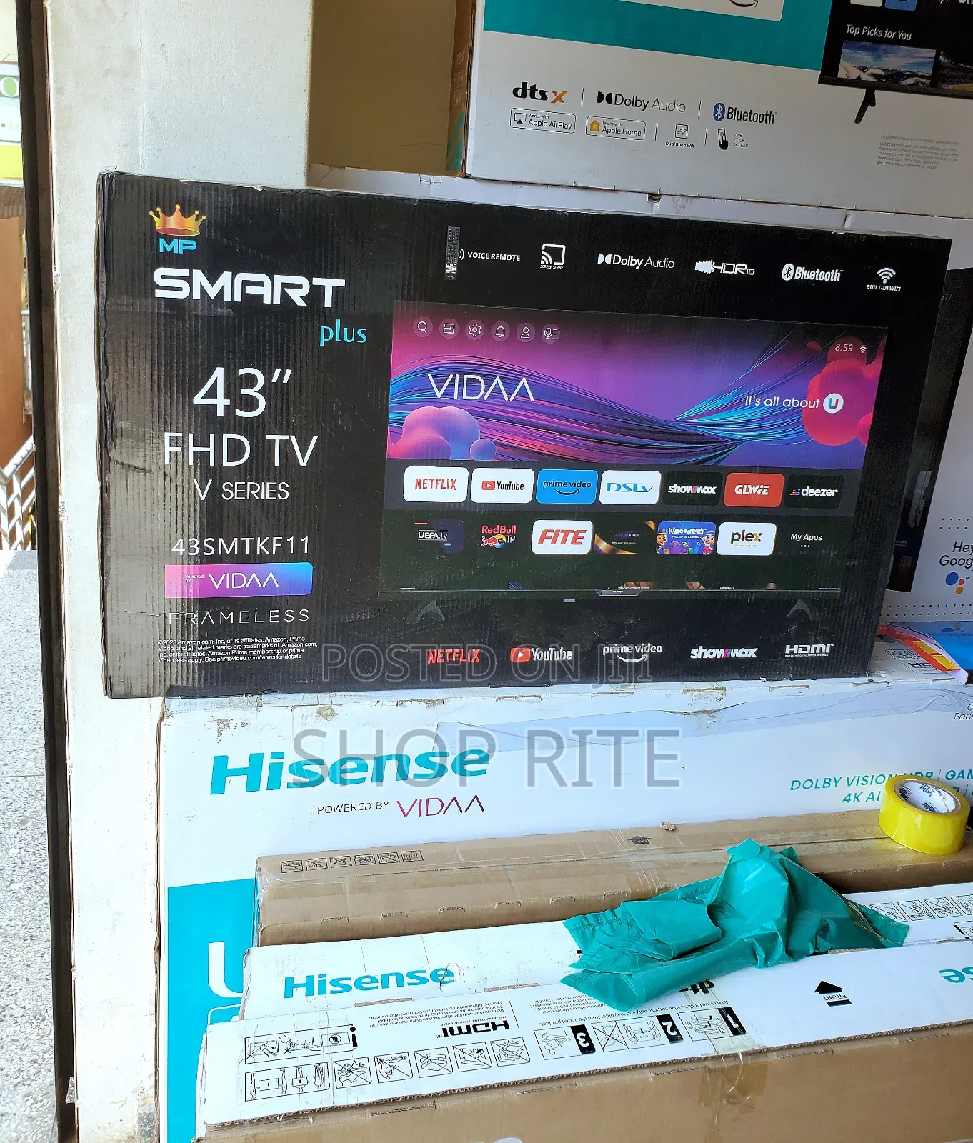 Smartplus 43inch FHD v Series Smart Vida TVS Original