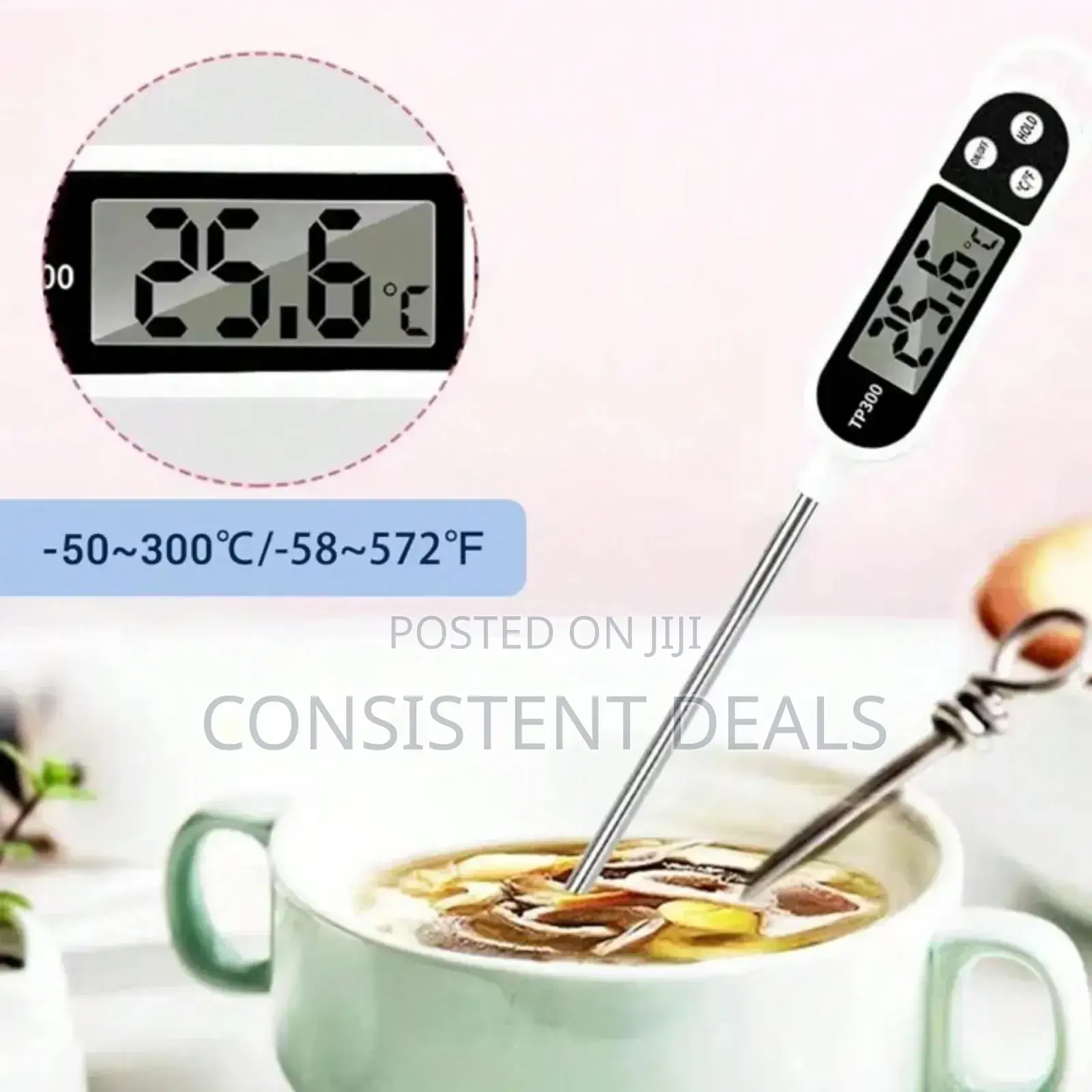 Real Time Reading Digital Food Thermometer