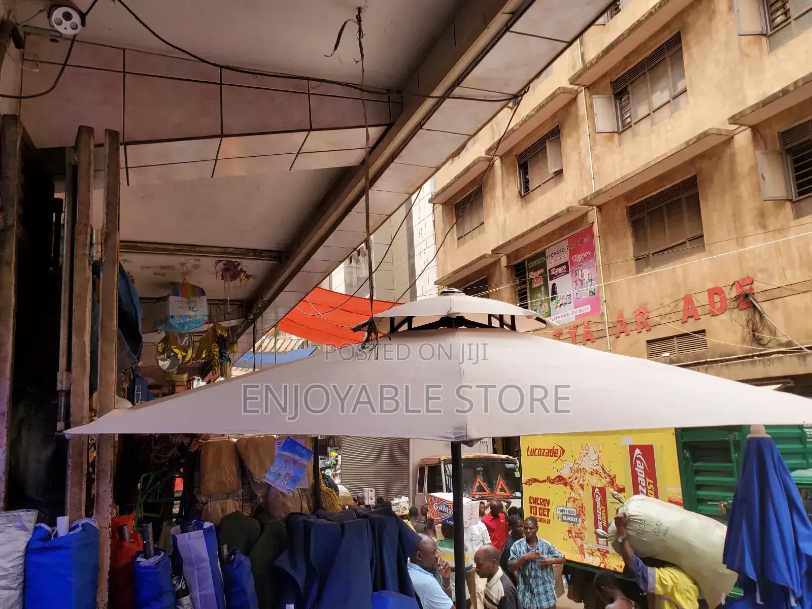 Garden Business Umbrella With a Base