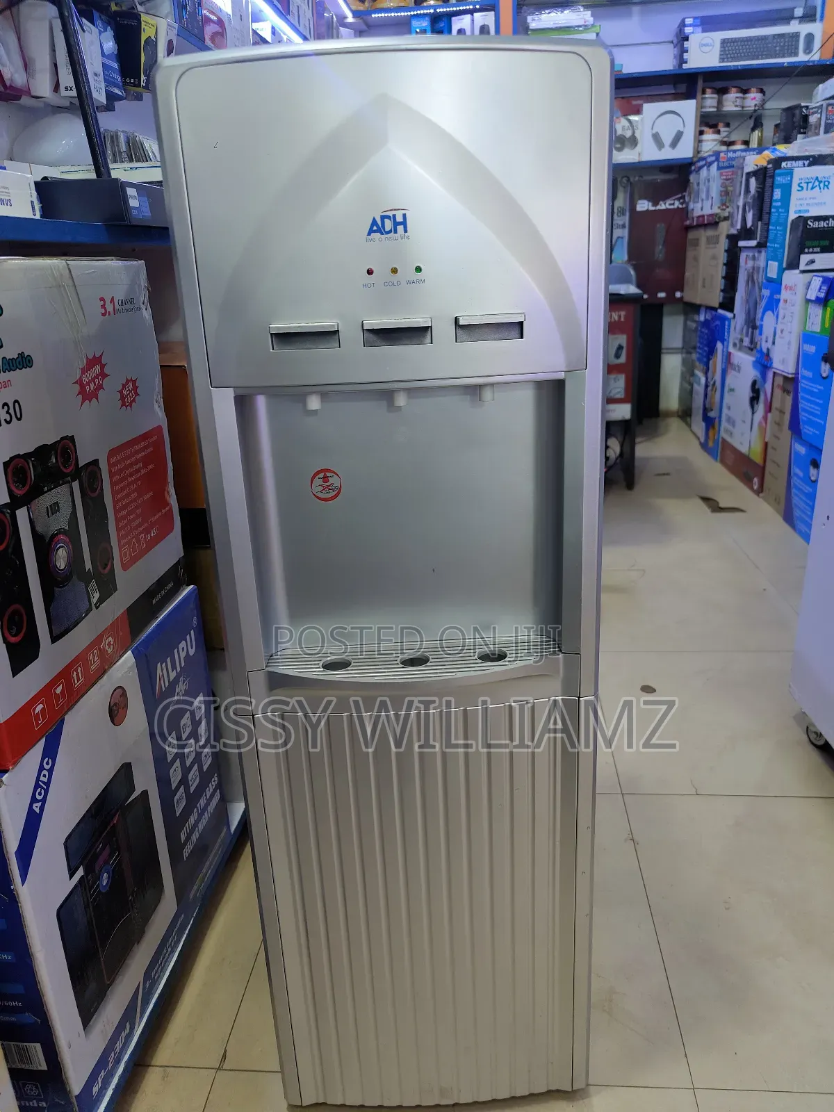 ADH 3 Tap Water Dispenser AWD 08FC+ With Fridge Cabinet