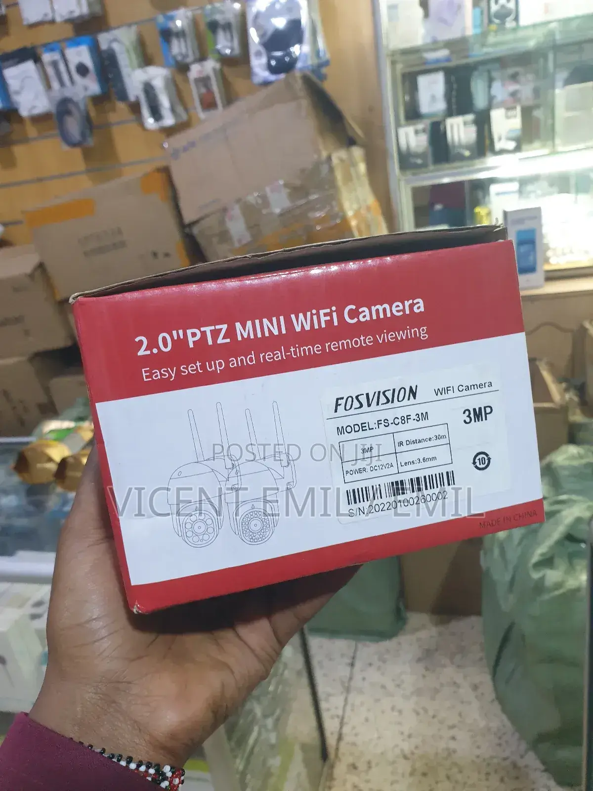 2.0 PTZ Mini Wifi Camera