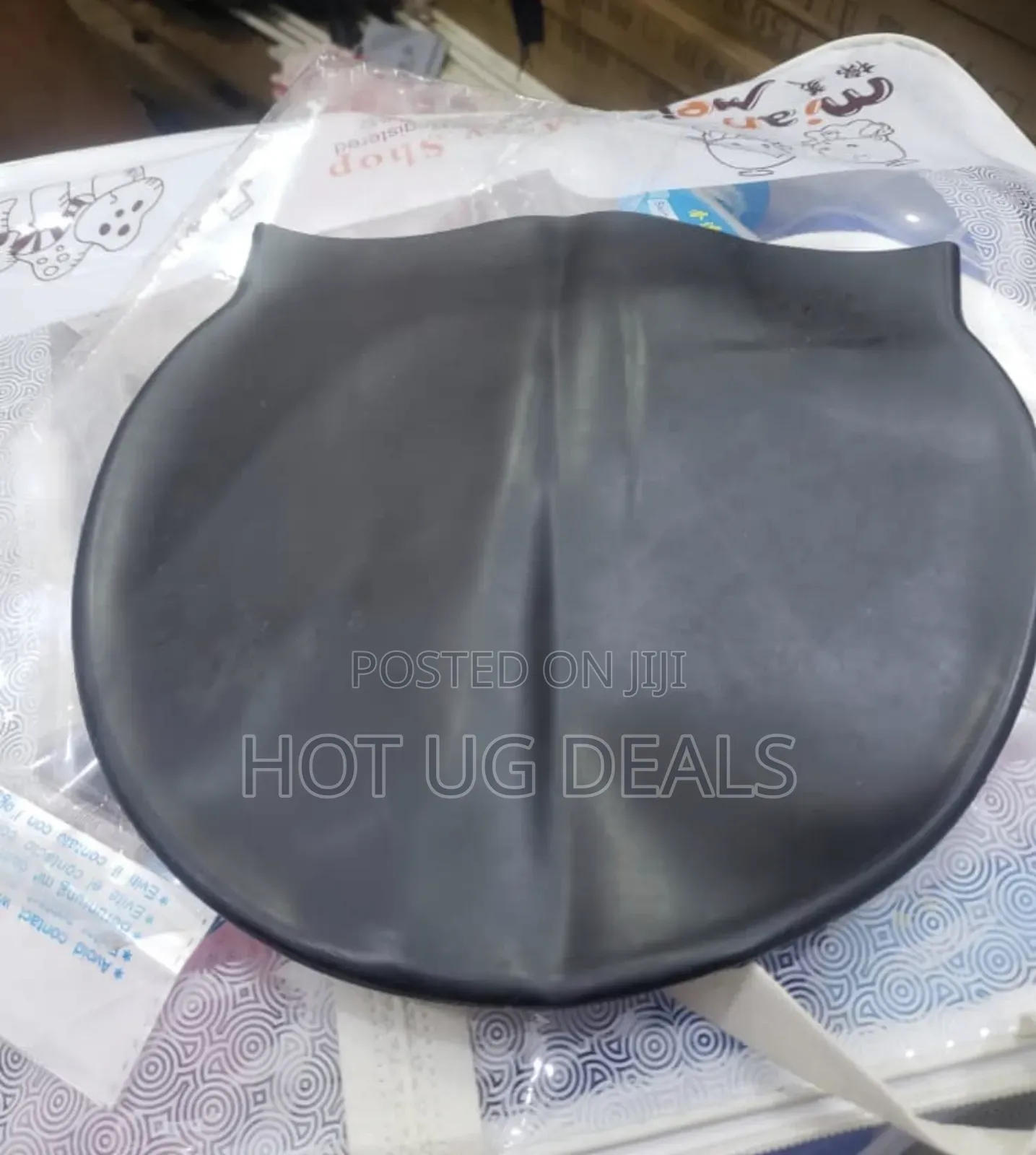 Unisex Stretcher Rubber Swimming Cap - Colour Varies