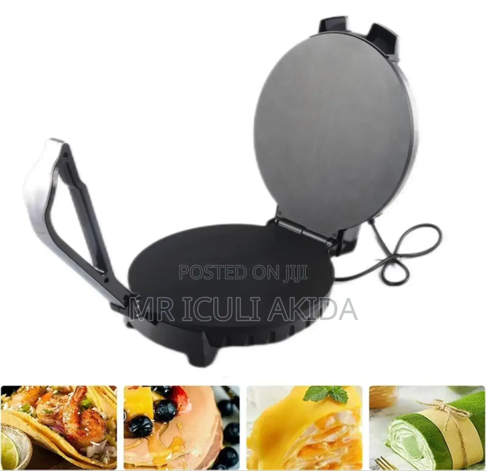 2in1 Automatic Roll Skin Crepe Roti and Pancake Maker