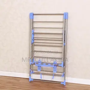 Free Standing Foldable Cloth Drying Rack Hanger