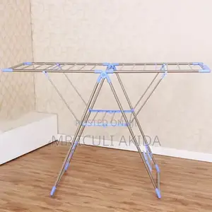 Free Standing Foldable Cloth Drying Rack Hanger