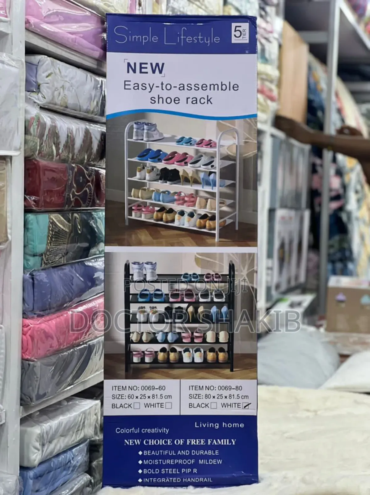 New Durable Easy-to-Assemble Shoe Rack