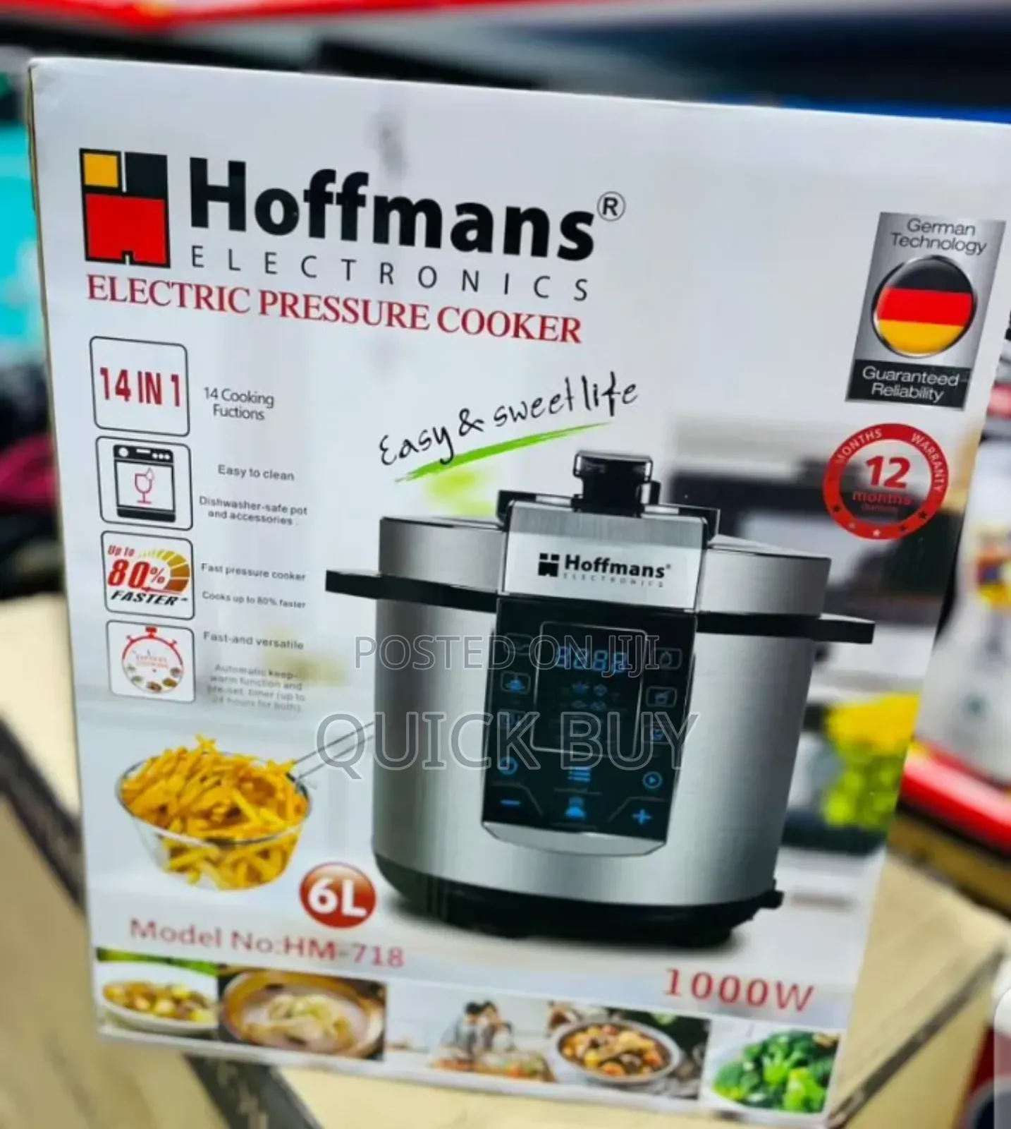 New Generations Unique Hoffman Electric Pressure Cooker 6L