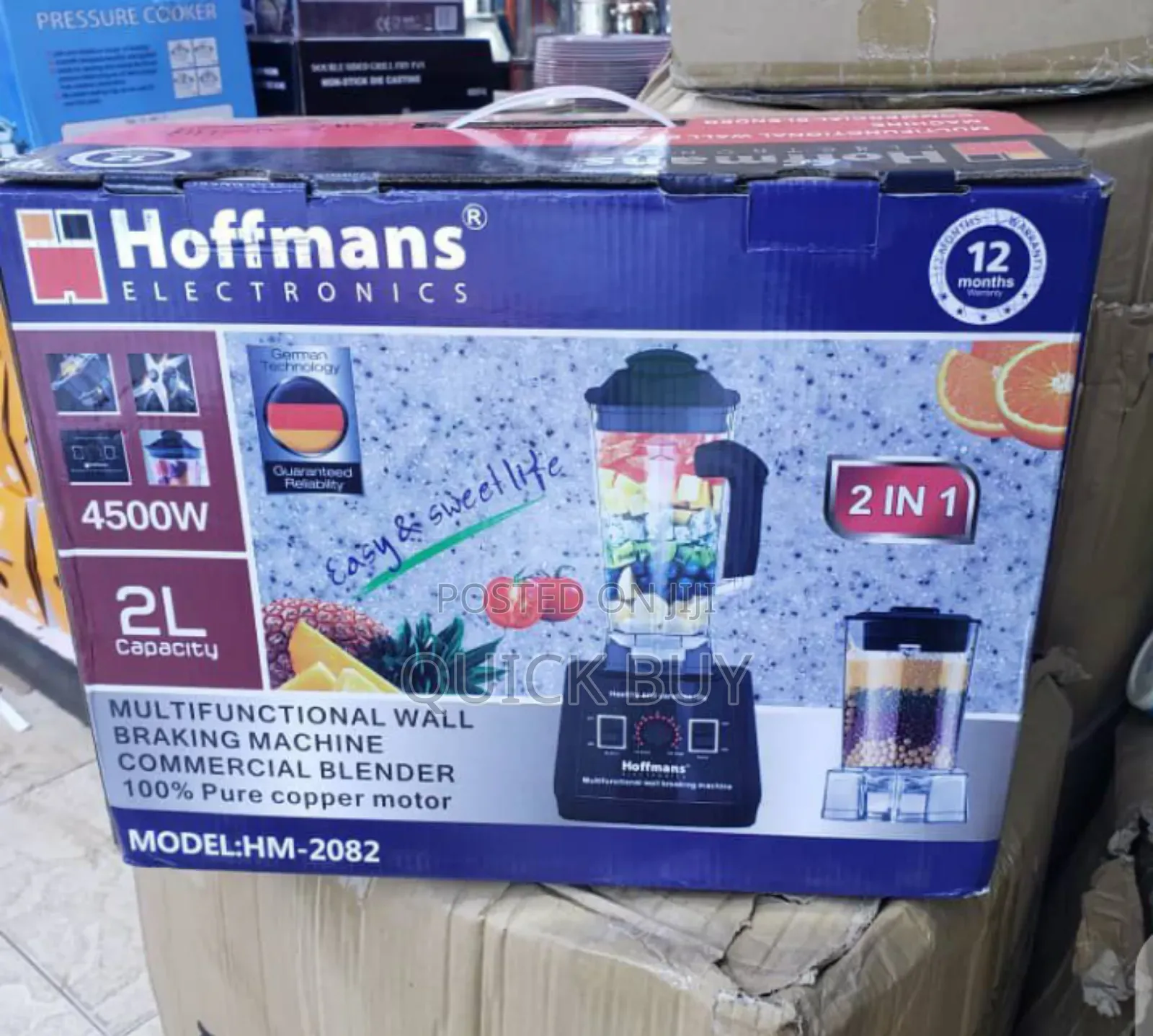 Premium Heavy Duty Hoffman Commercial Blender 2L