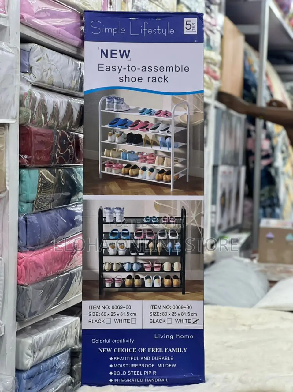Simple Multifunctional 5 Layers Shoe Rack