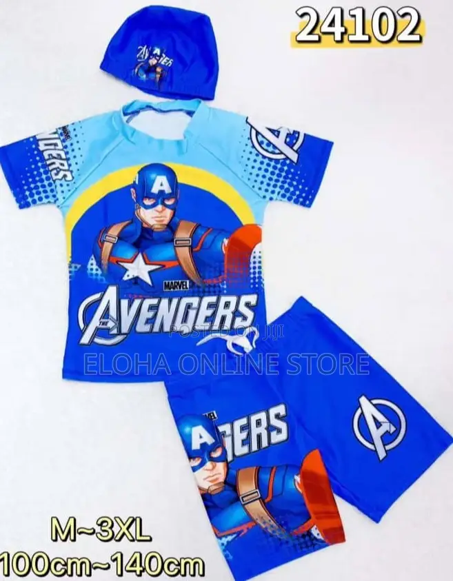 Kids Boys Swim Wear Set of 3 PCS