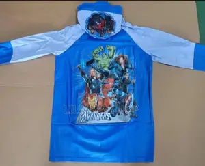 Children's Cartoon Rain Coat- Blue