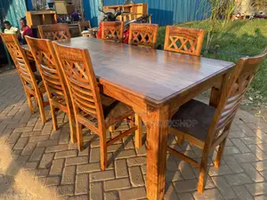 Mugavu Walnut Dining Set