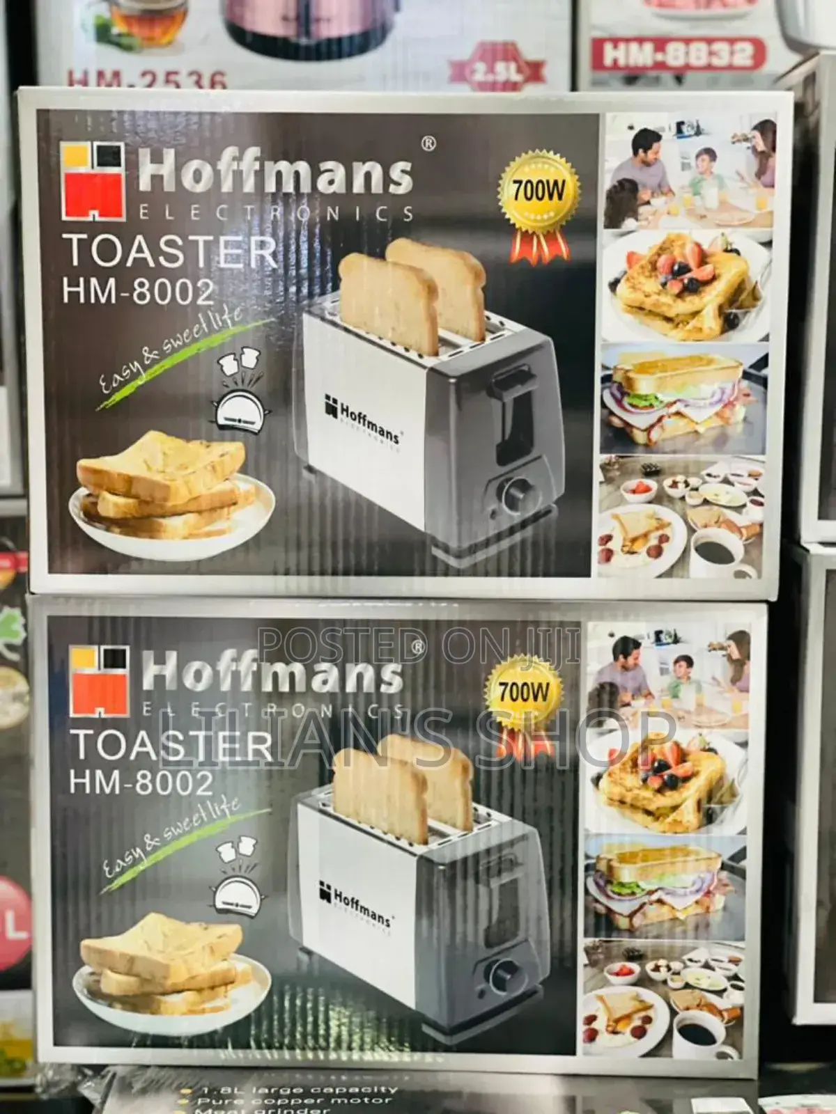 Hoffman 2 Slice Electric Bread Toaster