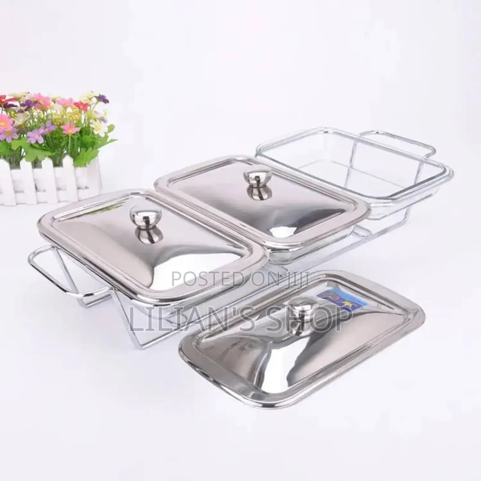 New Design 1.5L* 3pans Food Warmer Set
