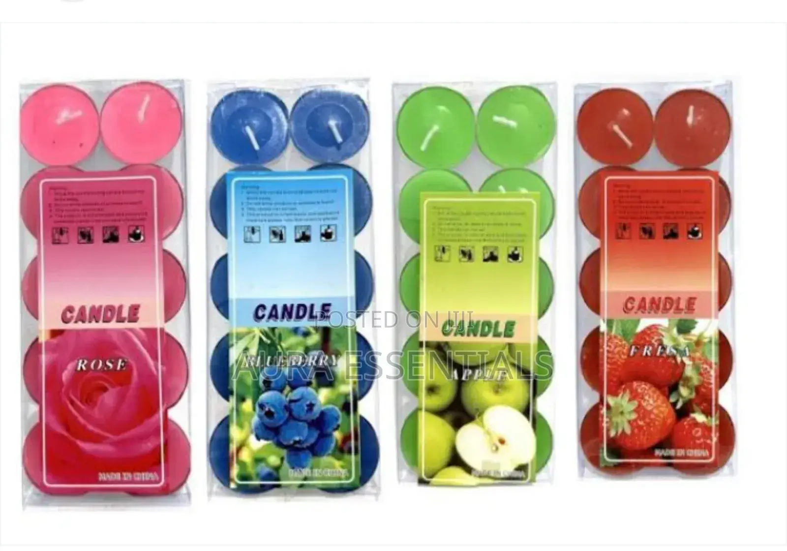 Scented Tea Lights Candles ( 10pcs)