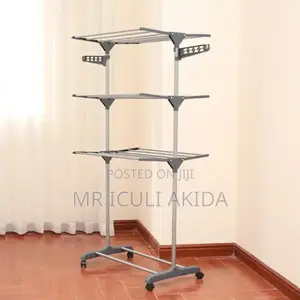 Modern 3tier Retractable Folding Cloth/Laundry Drying Rack