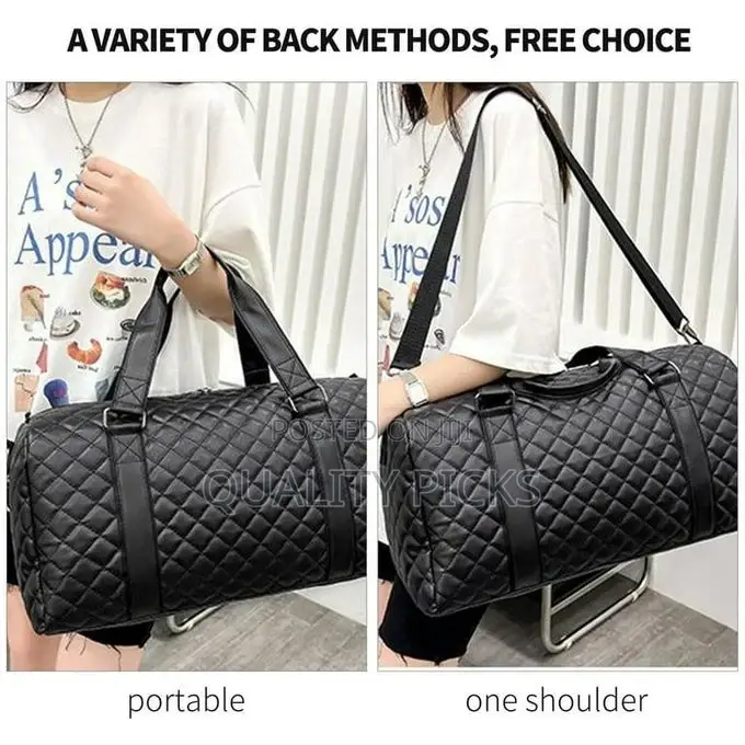 Gym Bag for Women Pu Sports Duffel Bag