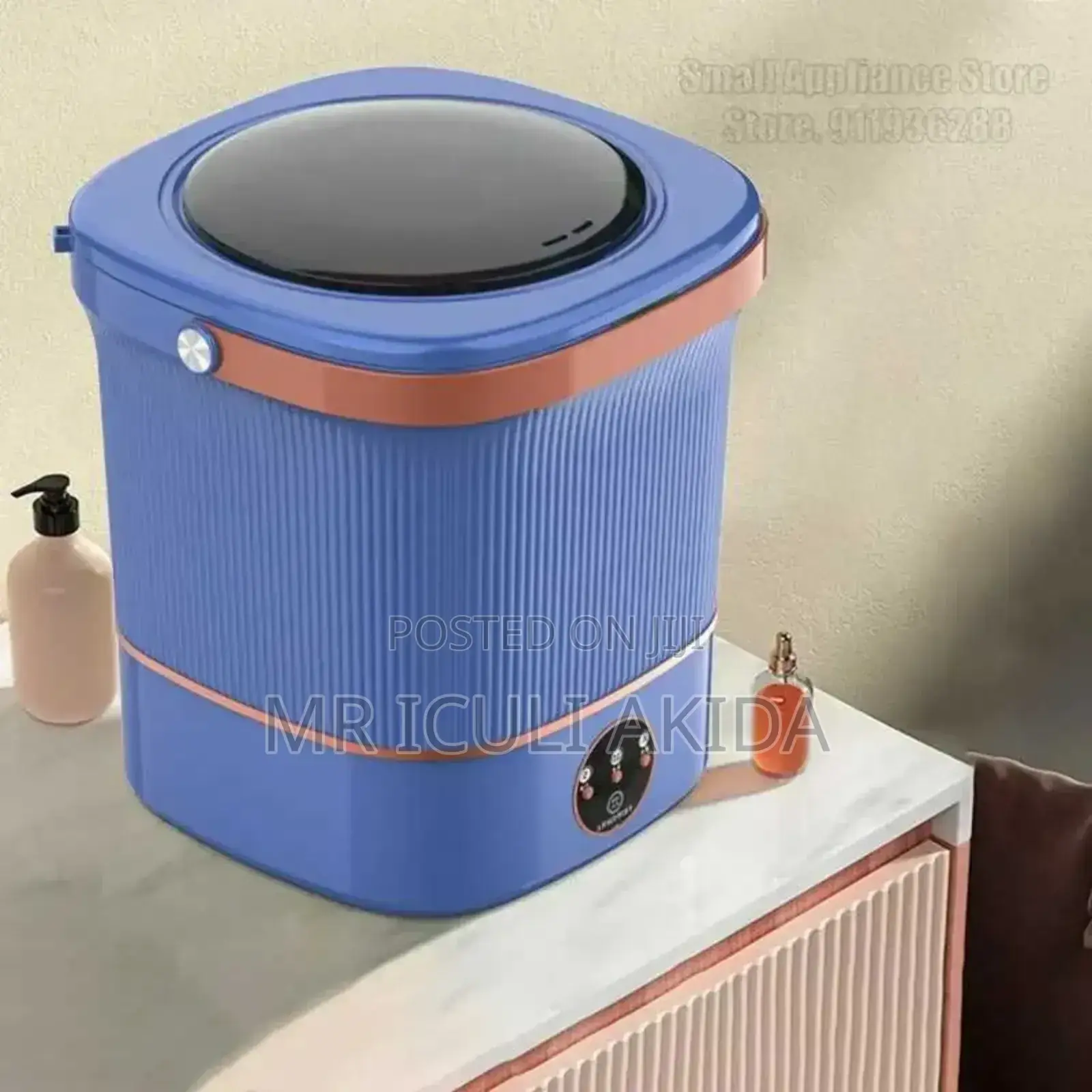 Bomas 12ltrs Foldable Mini Electric Laundry Washing Machine