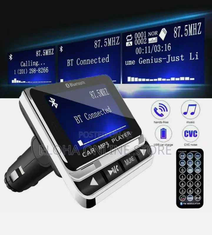 Car Wireless Bluetooth FM Transmitter MP3 Player