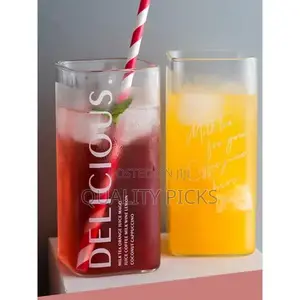250ml 400ml 500ml 3 Pieces of Heat Resistant Square Glass