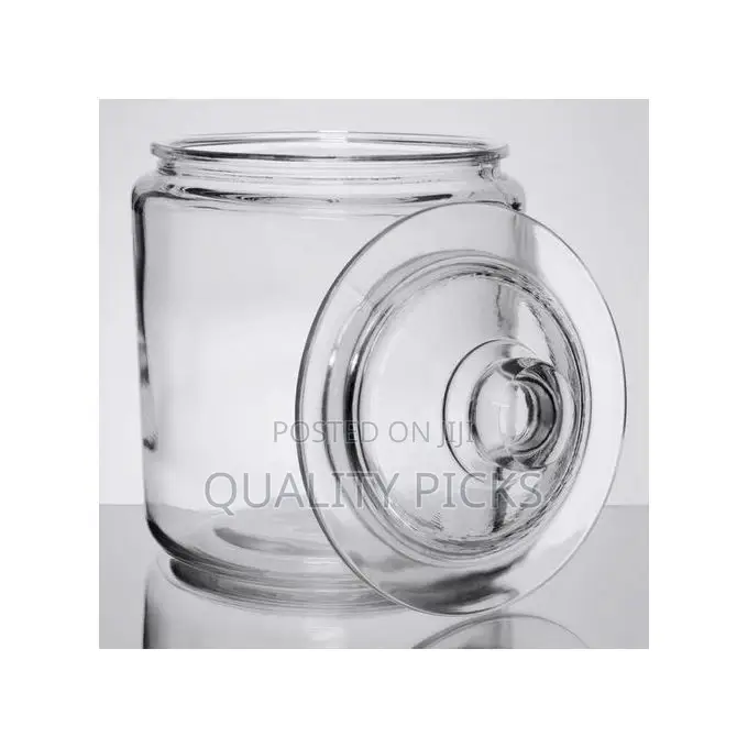 6L Airtight Glass Sweet Cookie Food Storage Container