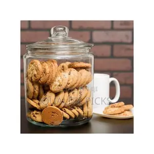 6L Airtight Glass Sweet Cookie Food Storage Container