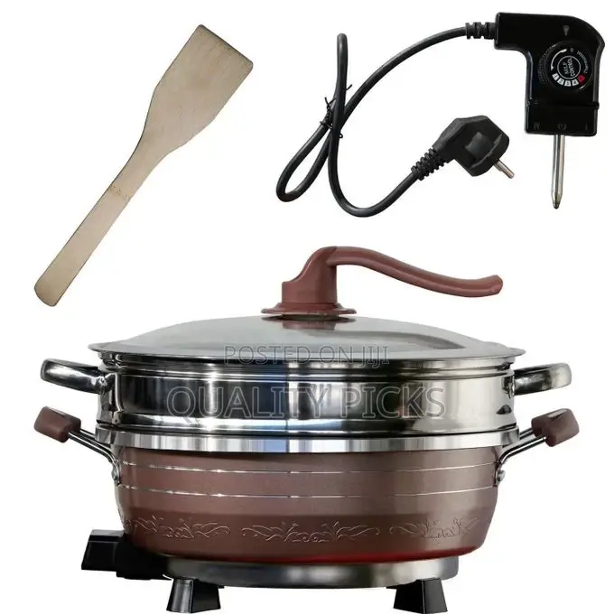 Boma Electric Pan and Hot Pot With Glass Lid