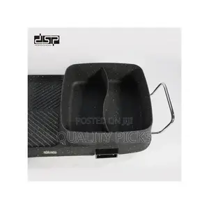 DSP 2-in-1 Electric Grill With Casserole- Black.