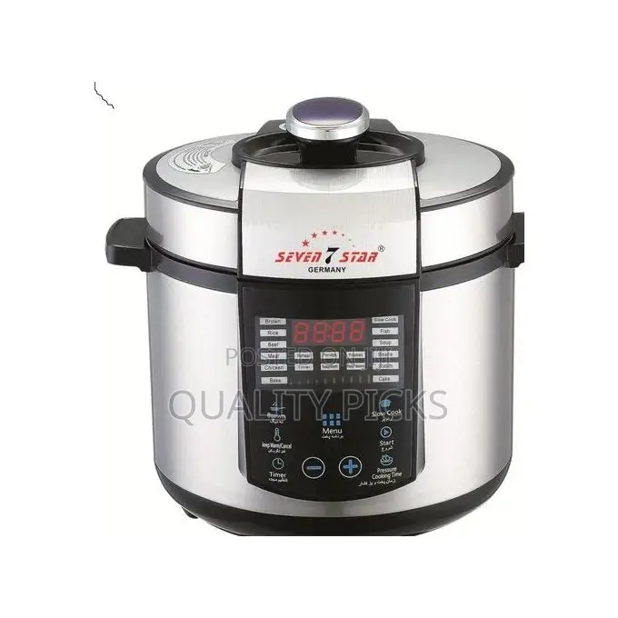 7 Star 15 In1, 6L Rice Pressure Cooker Saucepan Steamer