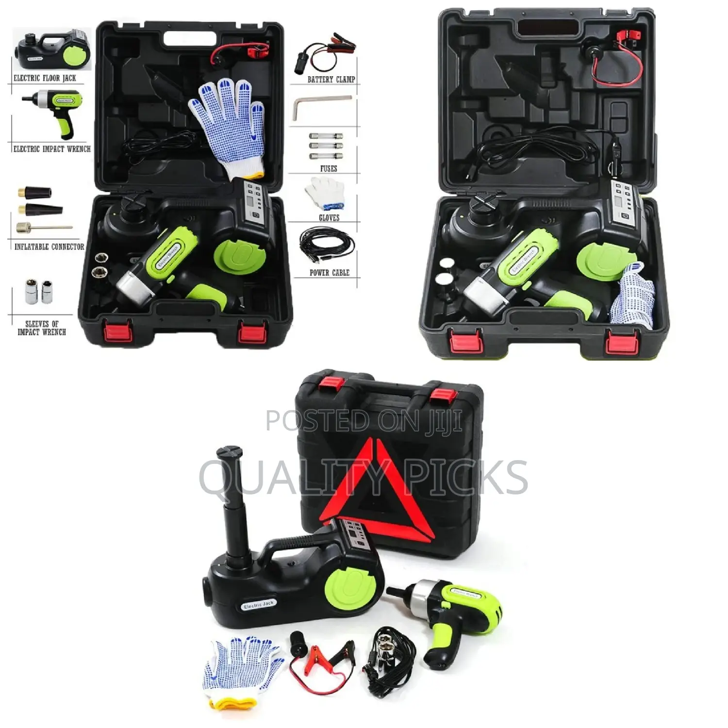 3 in 1 Electric Car Jack Kit 5 Ton,Hydraulic Car Jack Lift