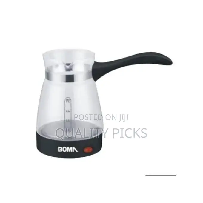 Boma Grand Electronic Turkish Coffee Pot Glass Kettle