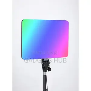 White LED Video Studio Lights Flat Plate Lamp
Tripod 360°