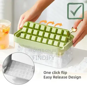 Ice Box 1 Set Ice Cube Tray With Lid Transparent
Box