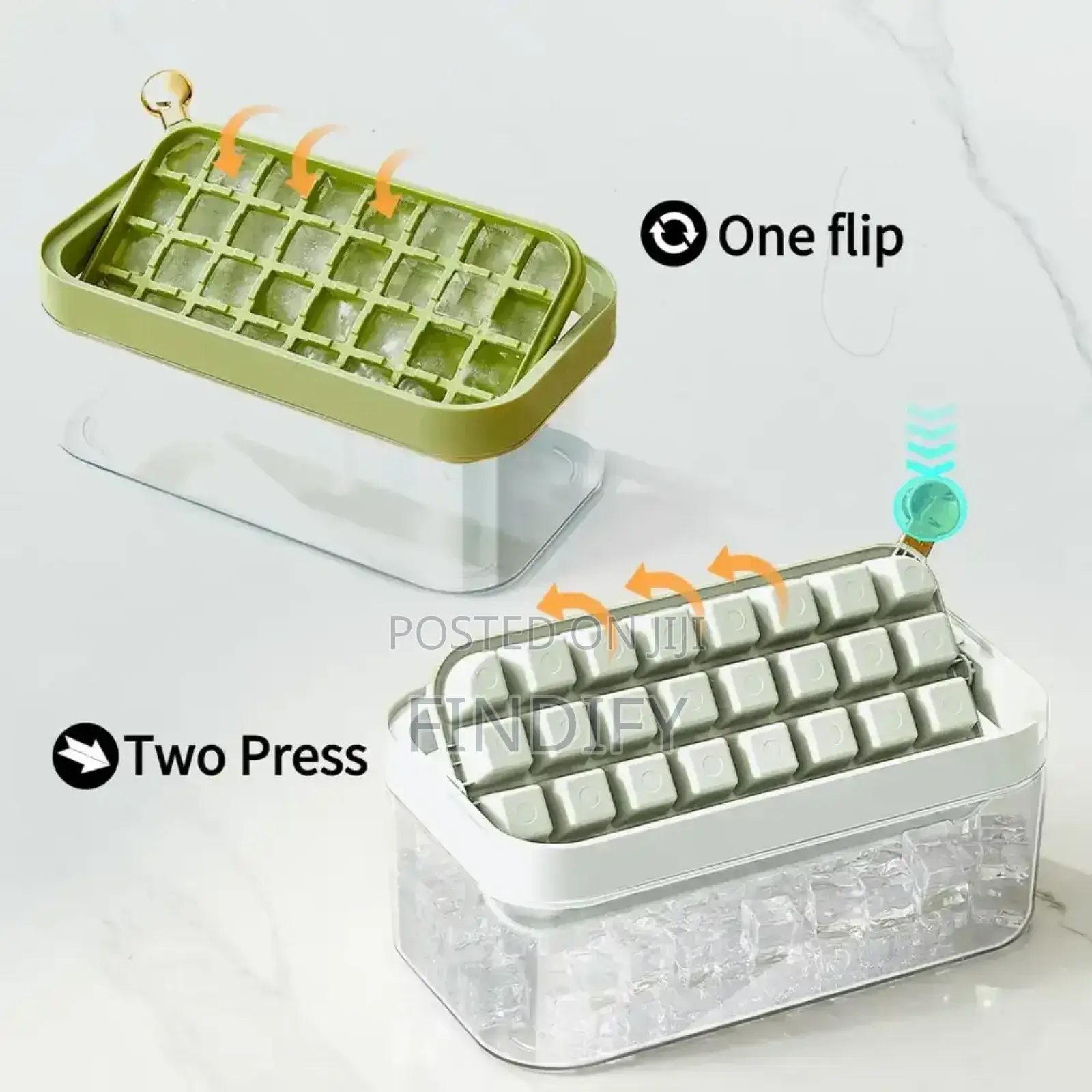Ice Box 1 Set Ice Cube Tray With Lid Transparent
Box