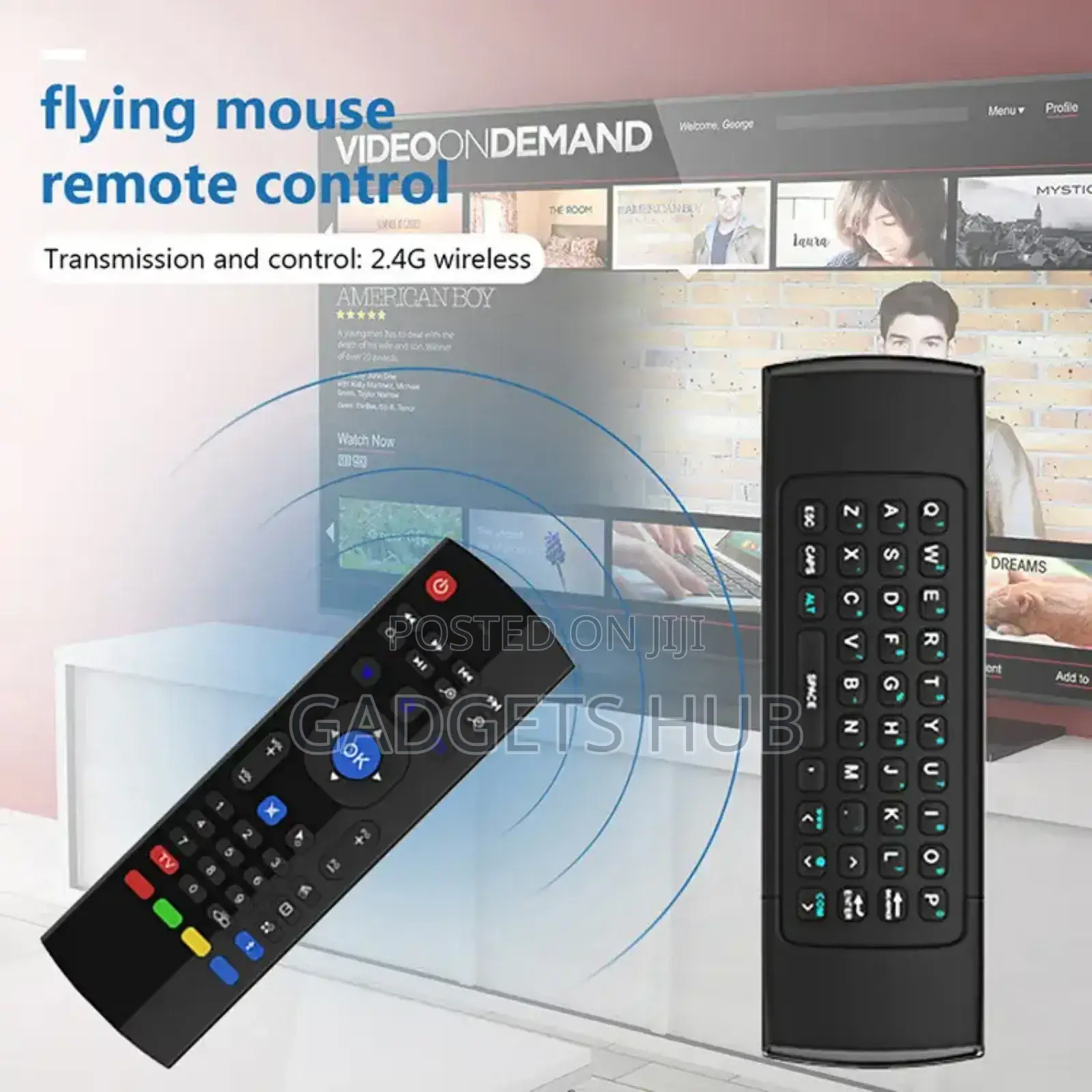 MX3 Air Mouse 2.4G RF Wireless Keyboard Smart
Remote Control