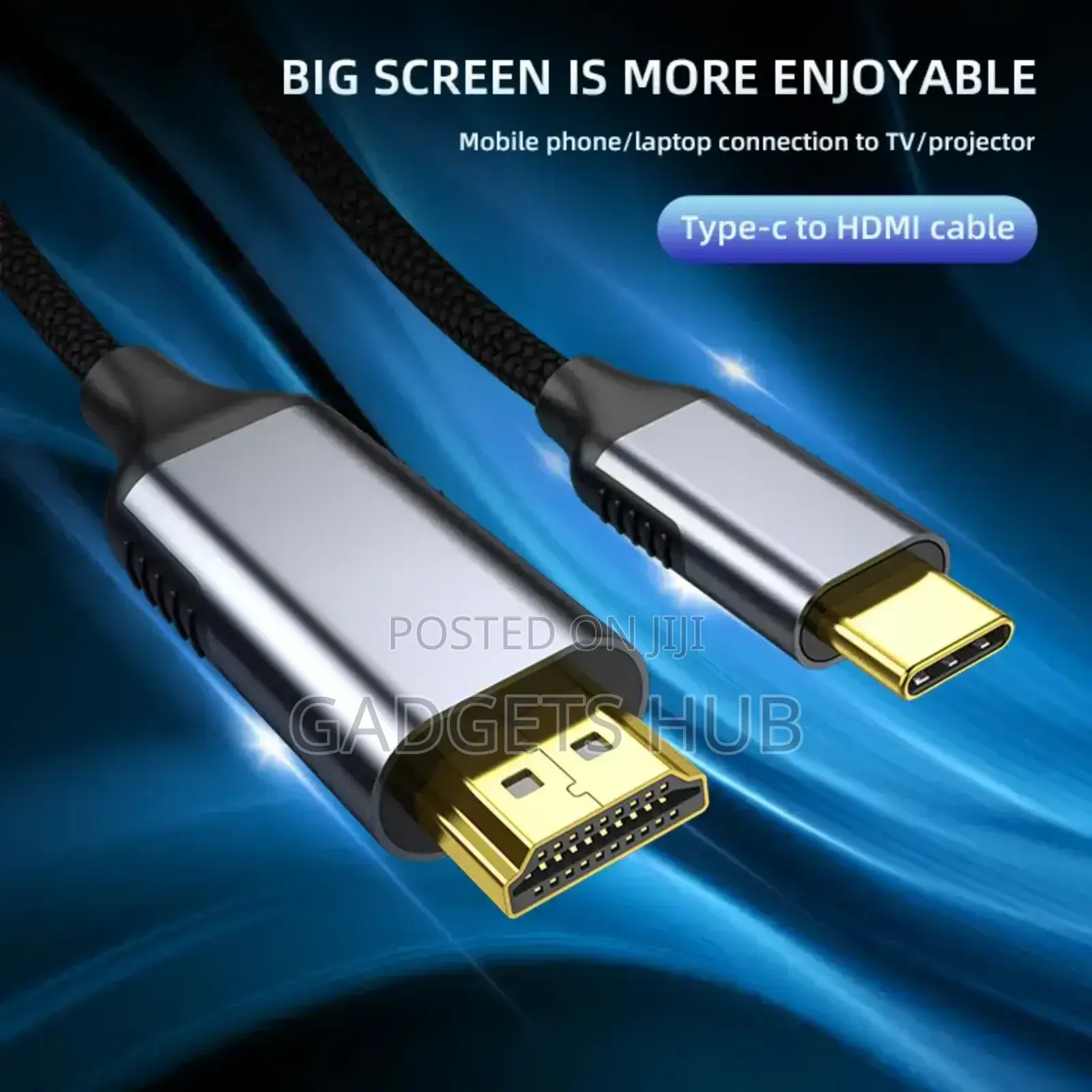 USB C Type C to Hdmi-Compatible 2.0 Cable 