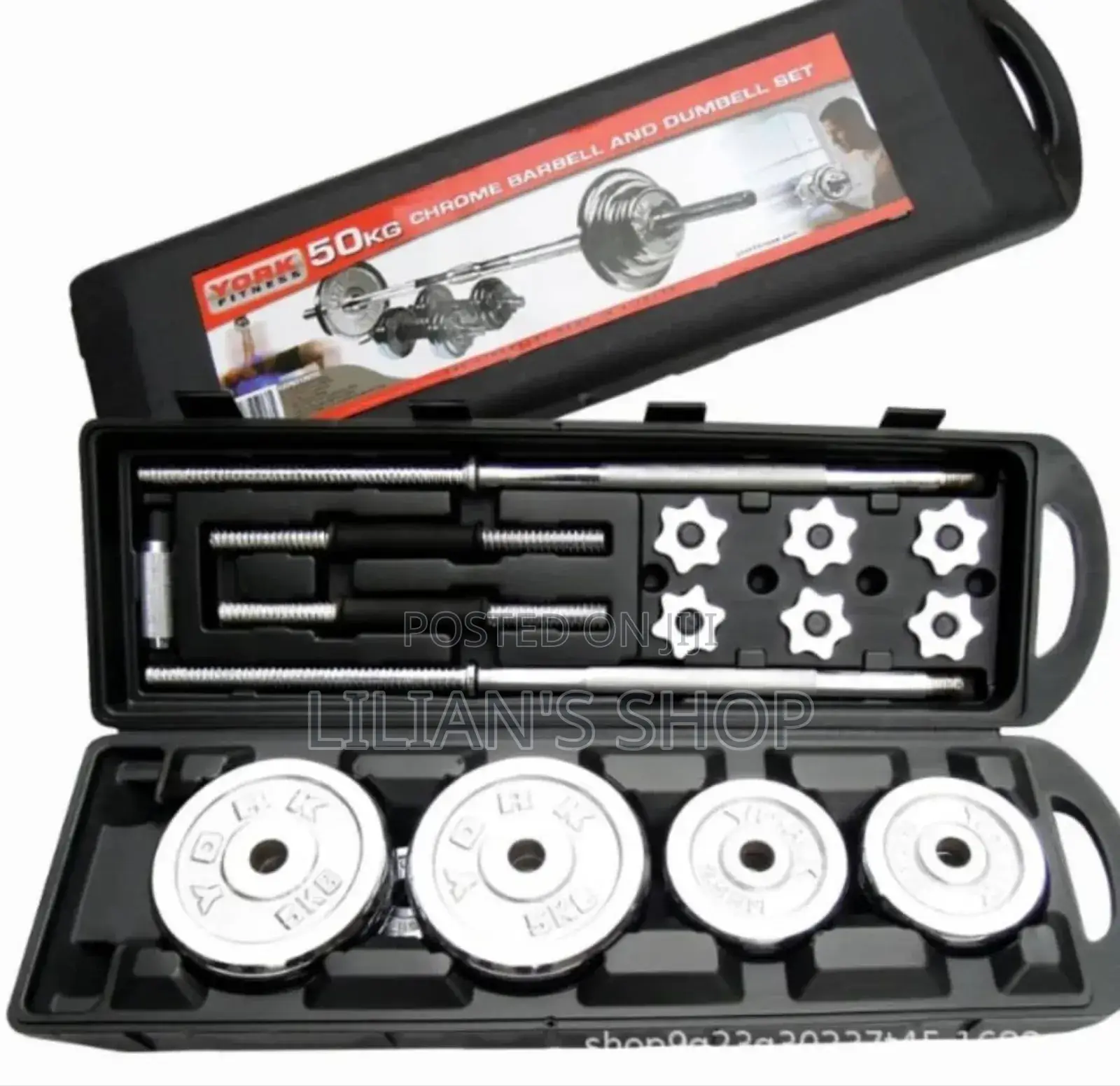 50kg Adjustable Dumbell Set
