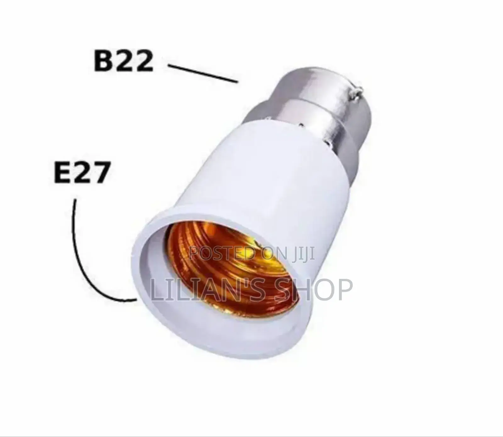 B22 to E27 Adapter /Bulb Lamp Holders