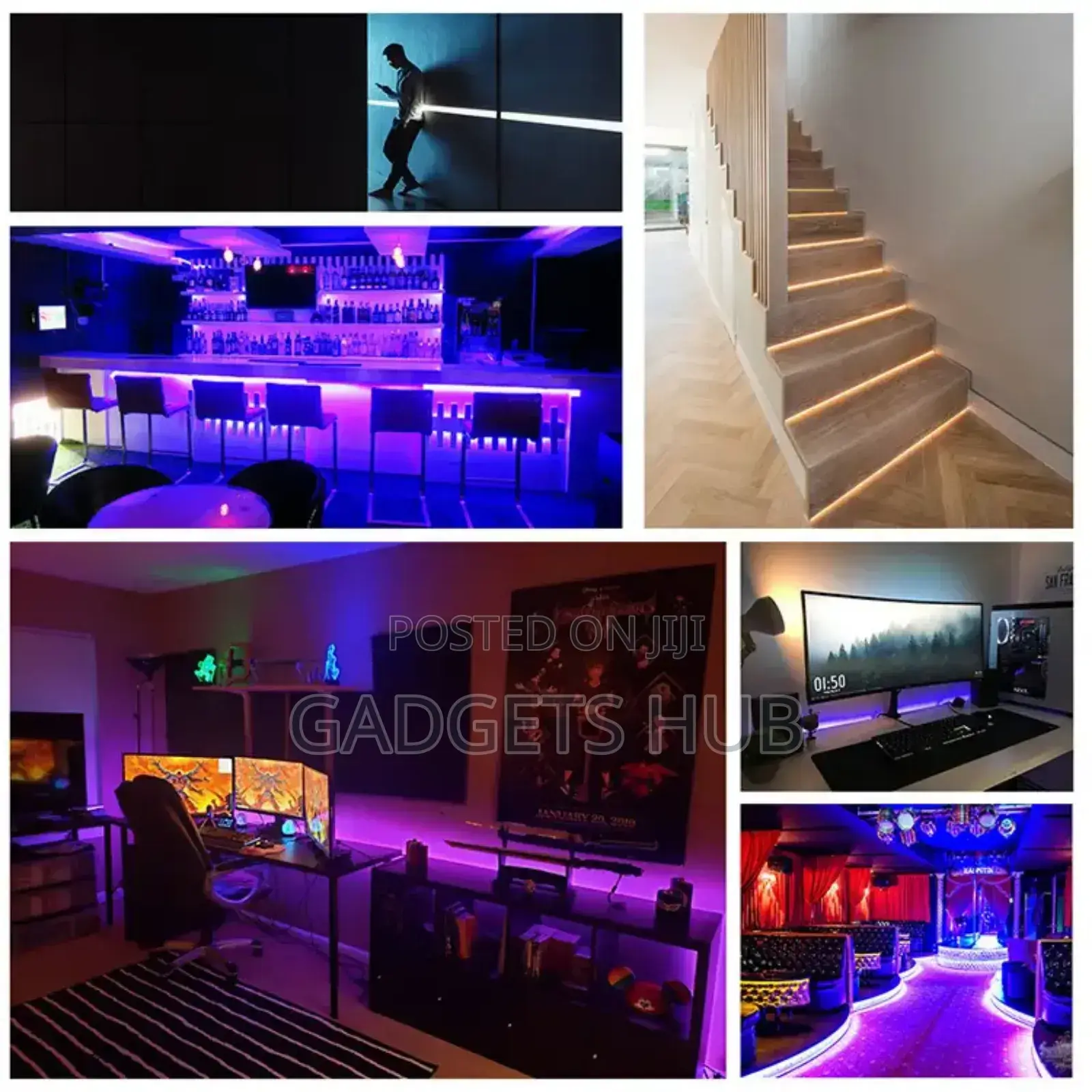 RGB Strip Light SMD LED Rope Bar Colored Stripe