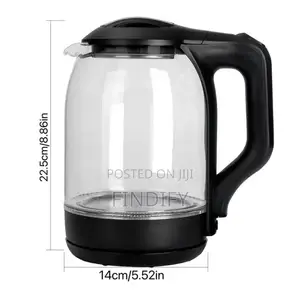 Electric Fast Boiling Glass Kettle Pacolator With
Led Lights
