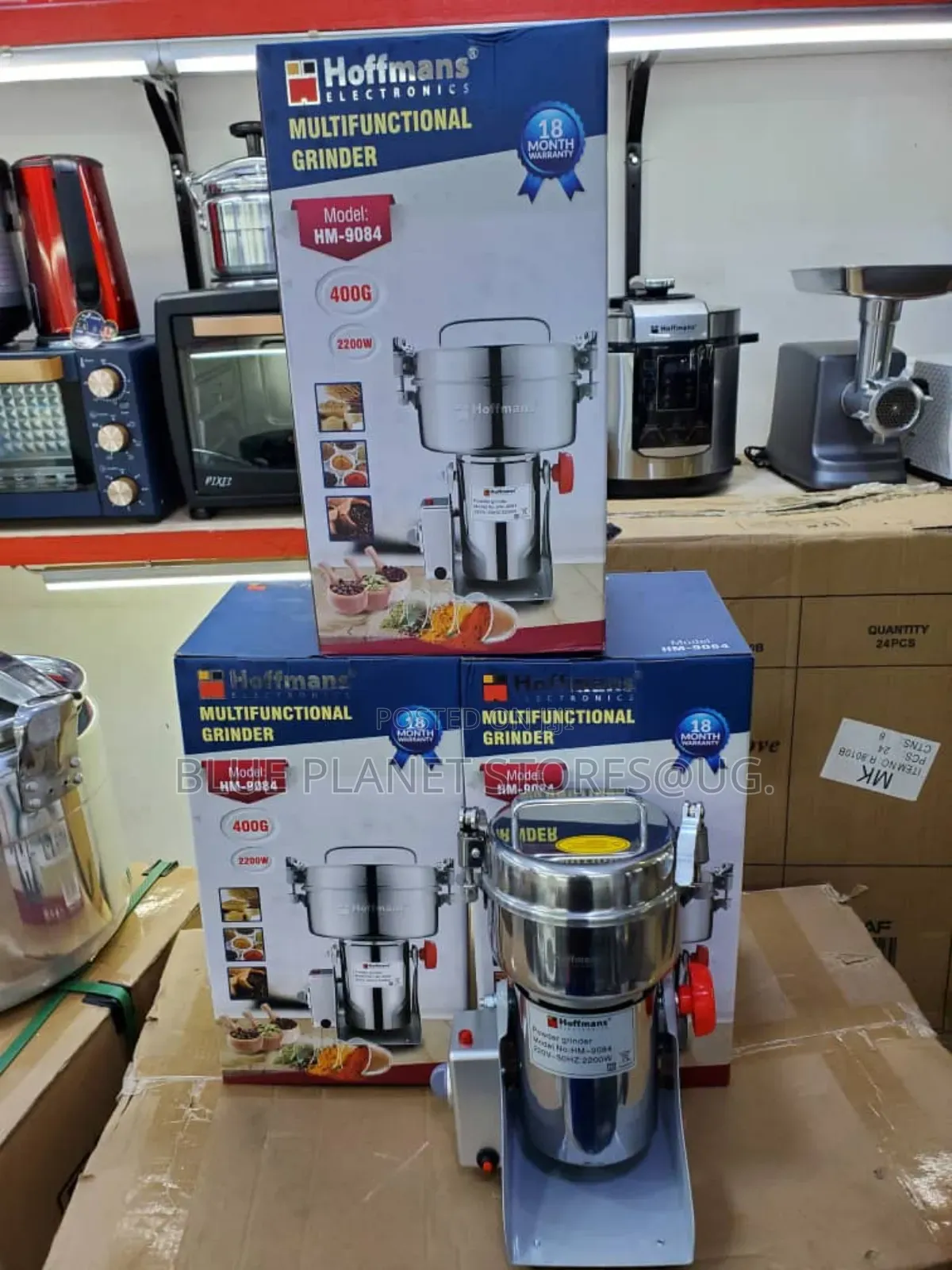 HOFFMANS 400g Multifunctional Grinder \\ 2200w \\ HM-9084
