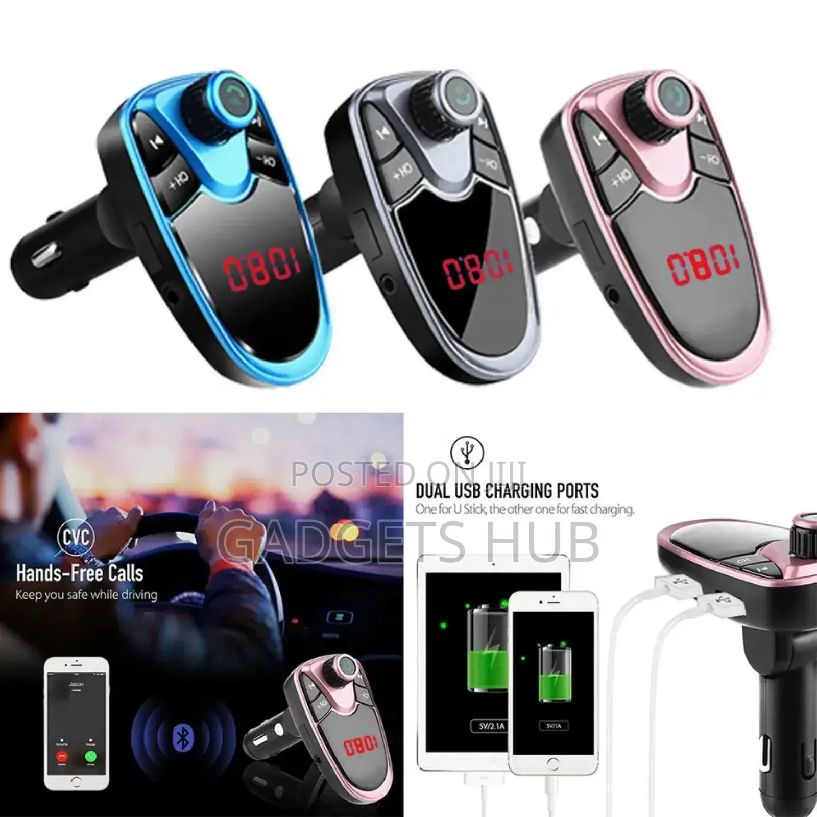Multifunction Wireless Car MP3 Player