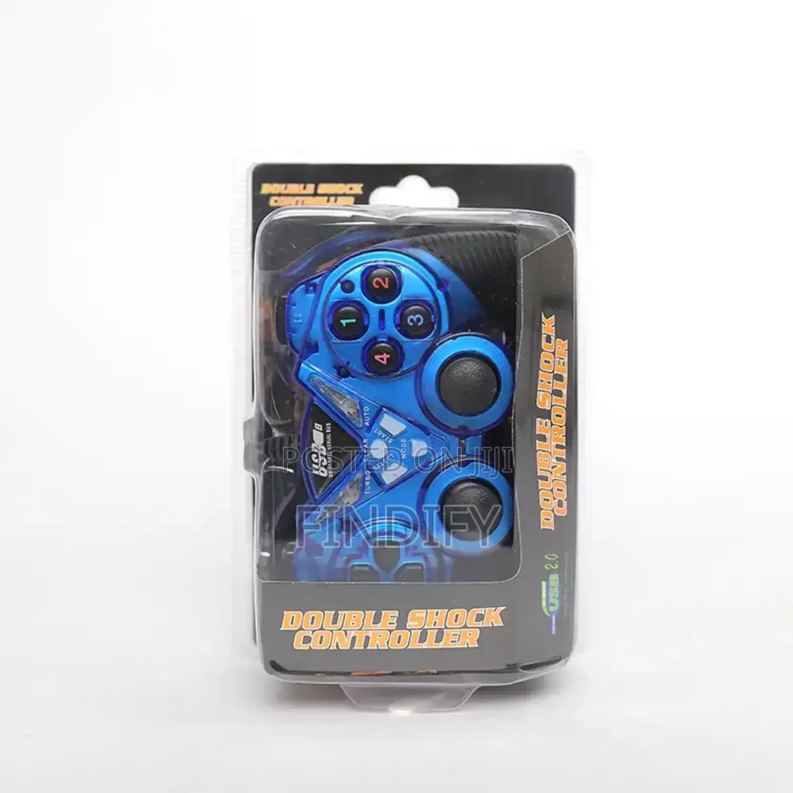 USB Double Shock Controller for Pc Playstation 2 PCS